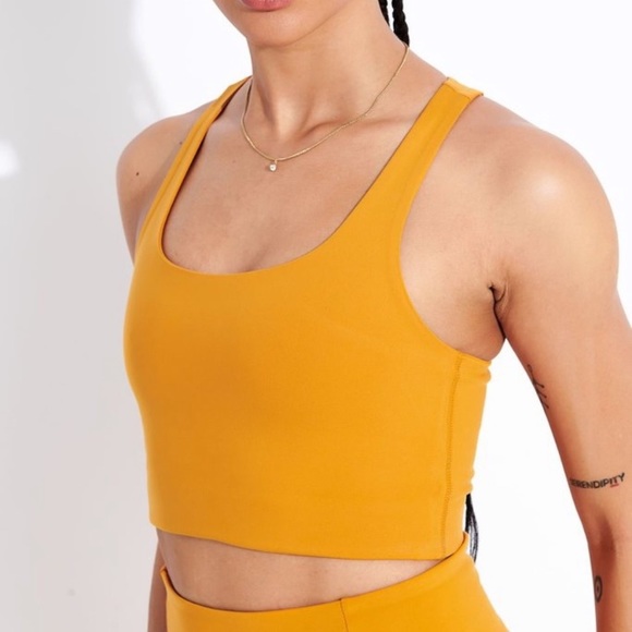 girlfriend collective Other - Girlfriend Collective Paloma Sports Bra Honey XS